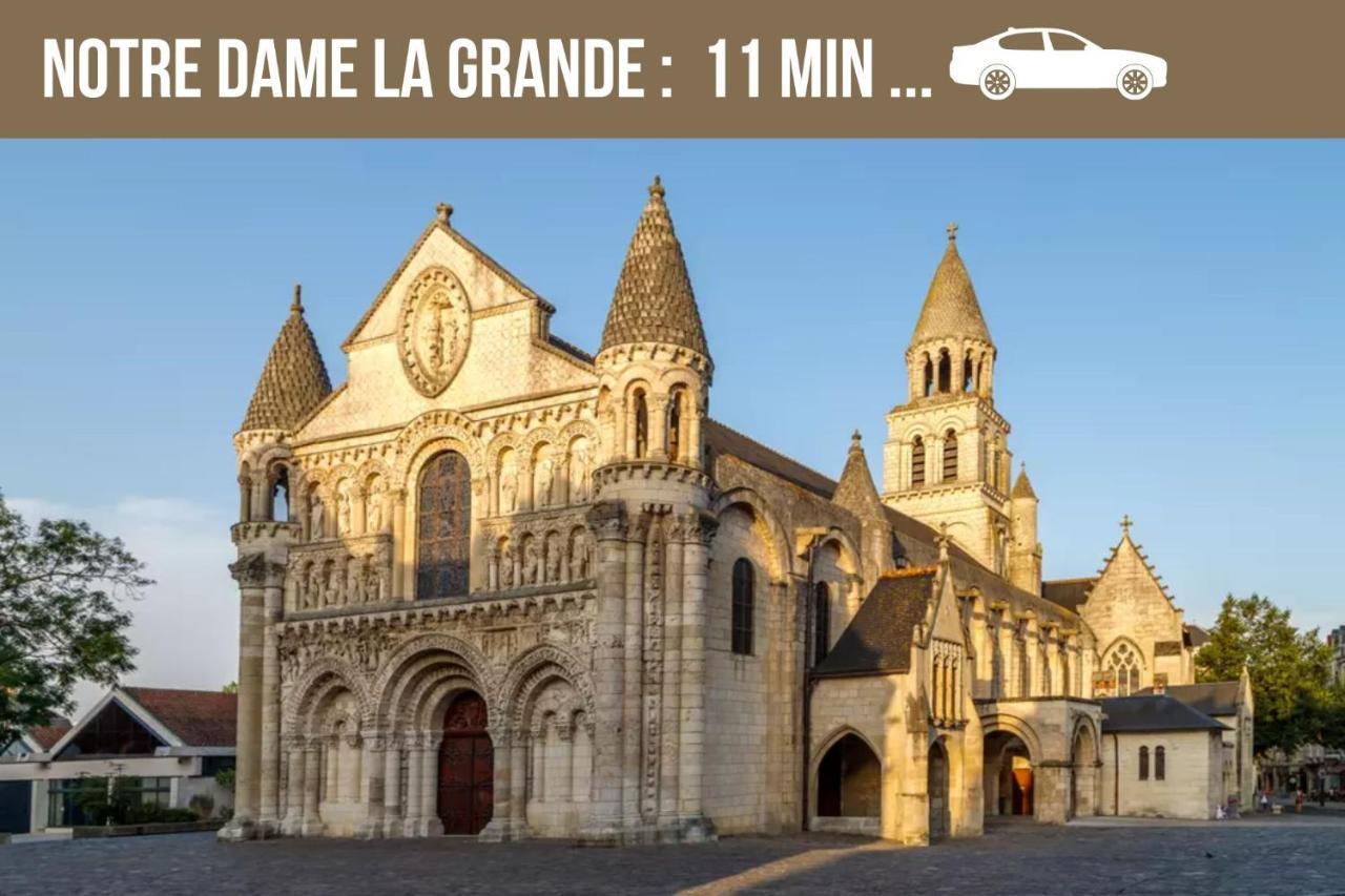 Bellejoie - Appartement T3- Poitiers Sud - Direct Futuroscope - Parking Et Wifi Gratuit Exteriör bild